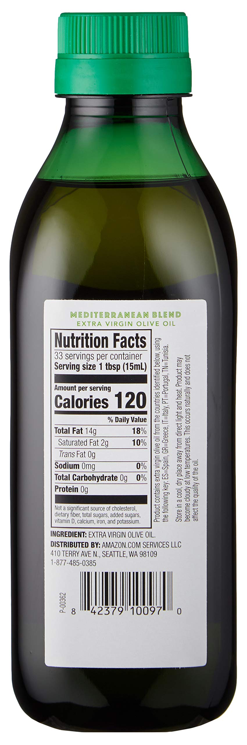 large online retailer Fresh Mediterranean Extra Virgin Olive Oil, 16.9 Fl Oz, Model 5002