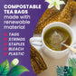 Cederberg Organic Moringa Herbal Tea - 100 Tea Bags, Eco-Friendly, Non-GMO, Caffeine-Free, Zero Sugar, 1 Count