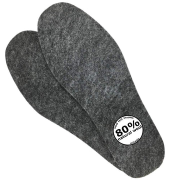 Wool Felt Warm Insoles,Soft Insert Insoles For Boots And Shoes,Wool Insoles For Men Women (Men'S 9/Women'S 10)
