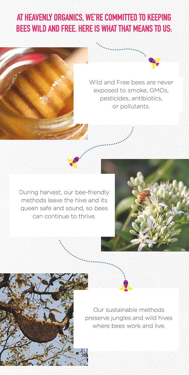 Heavenly Organics Rare Wild Himalayan Honey, 12 Ounce - 6 per case.