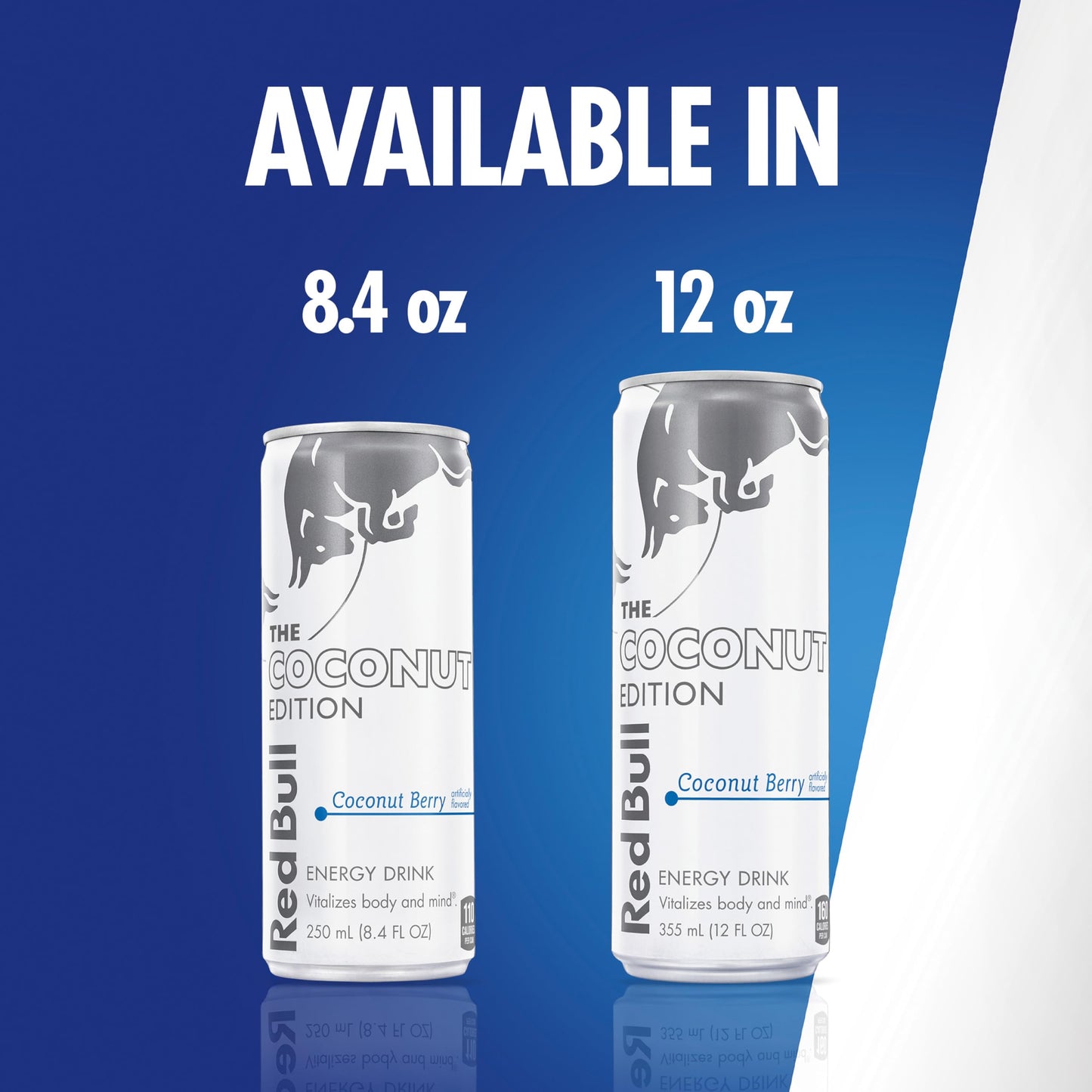 Red Bull Coconut Edition Energy Drink, Coconut Berry, 8.4 Fl Oz, 24 Cans, Model RB224254