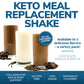 WonderSlim Keto Meal Replacement Shake, Chocolate, Low Carb, C8 MCTs, 12g Protein, Collagen, 25 Vitamins & Minerals, Gluten Free