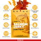 Kaimana Jerky Wild Caught Salmon Teriyaki Jerky - Organic, Gluten-Free, Low-Calorie, 3-Pack (2oz Each)