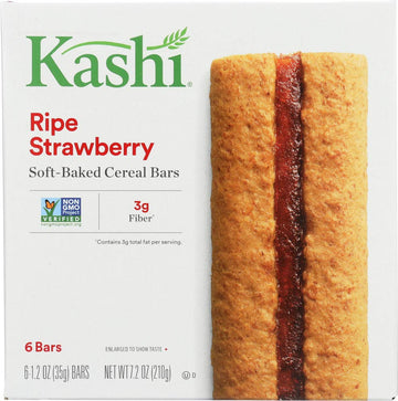 Kashi Ripe Strawberry Cereal Bars - Case Of 8 - 7.2 Oz
