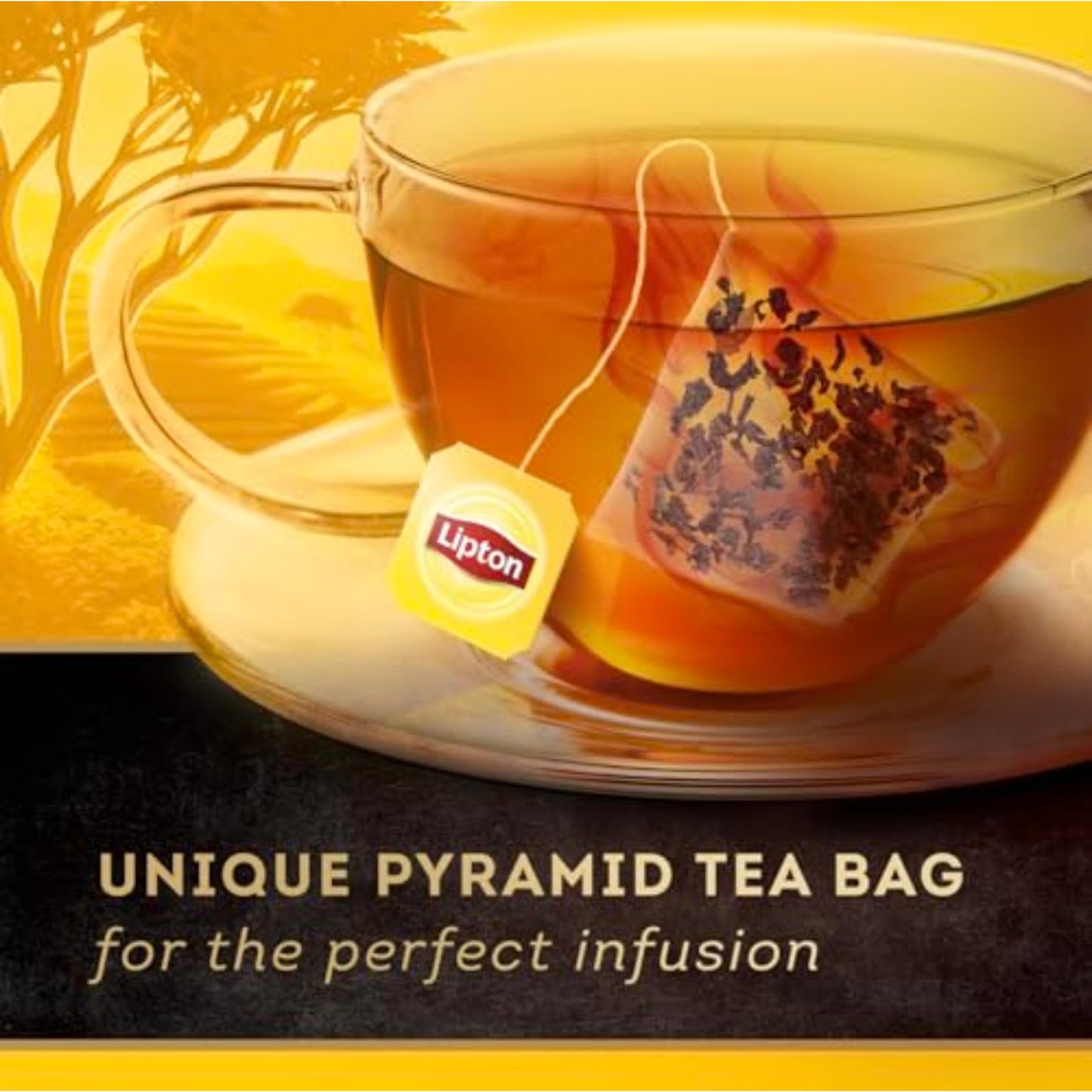 Lipton Black Tea English Breakfast, Pyramid Tea Bags, Flavored Teabags For A Refreshing Cup Of Tea, 80 Total Tea Bags (20Ct - Pa