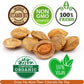 Cure wid Pure Certified Organic Apricot Seeds 1lb -Freshly Packed Gluten Free Raw Non-GMO Organic Bitter Apricot Kernels - Rich in  - Eco-Friendly Resealable Pack Max 3 Kernels Per Day