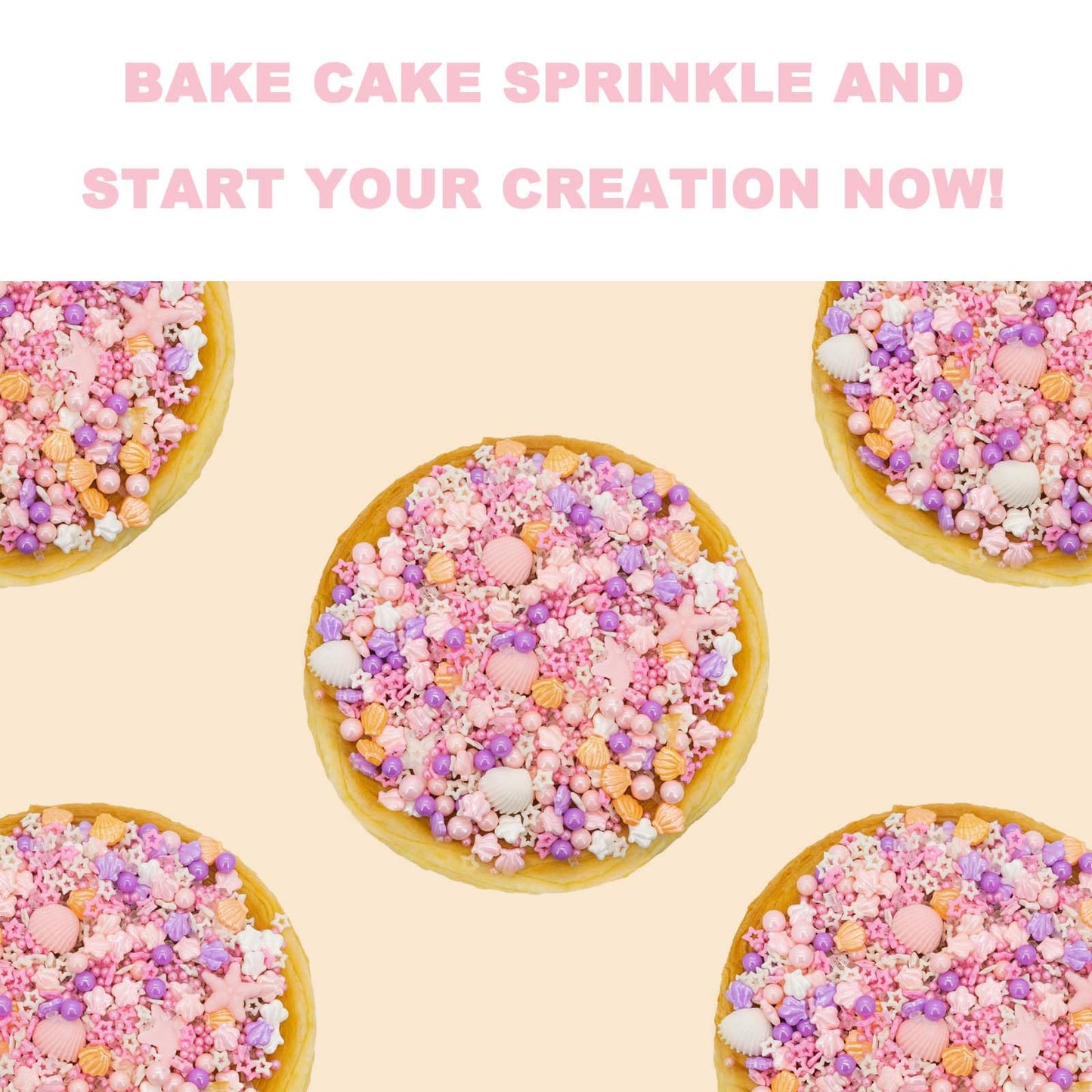 Pink Sprinkles,Edible Sprinkle Mix,Valentine'S Day Sprinkles,Cupcake Sprinkles,Cake Sprinkles,Cookie Sprinkles,Ice Cream Sprinkl