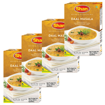 Shan Daal Masala Mix (100g) - Authentic Indian Spice Blend for Mild Lentil Curry - No Preservatives, All-Natural Seasoning for C