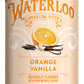 Waterloo Sparkling Water, Orange Vanilla Naturally Flavored, 12 Fl Oz Cans (Pack of 12) - Zero Calories and Zero Sugar or Sweete