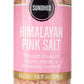Sundhed Pink Himalayan Gourmet Salt (Course) in Grinder | 390 Grams (13.75 oz) | Natural Rock Salt for Seasoning | Keto Friendly