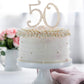 Hatcher Lee Bling Crystal 50 Birthday Cake Topper - Best Keepsake | 50Th Party Decorations Gold