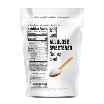 It'S Just - Allulose, Sugar Substitute, Keto Friendly Sweetener, Non-Glycemic, Non-Gmo (32Oz)
