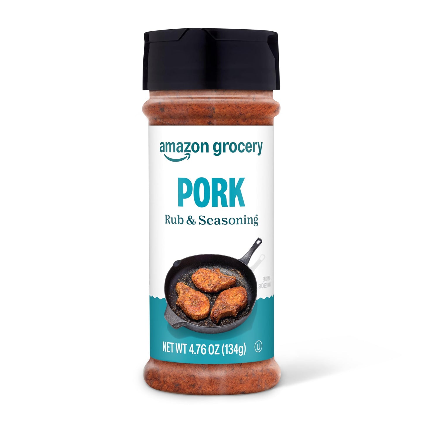 Amazon Grocery Pork Rub & Seasoning, 4.76 Oz, Ideal for Grilling & Cooking, Flavorful Blend