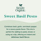 Simply Organic Sweet Basil Pesto Seasoning Mix, 0.53 Ounce - 12 Per Case.