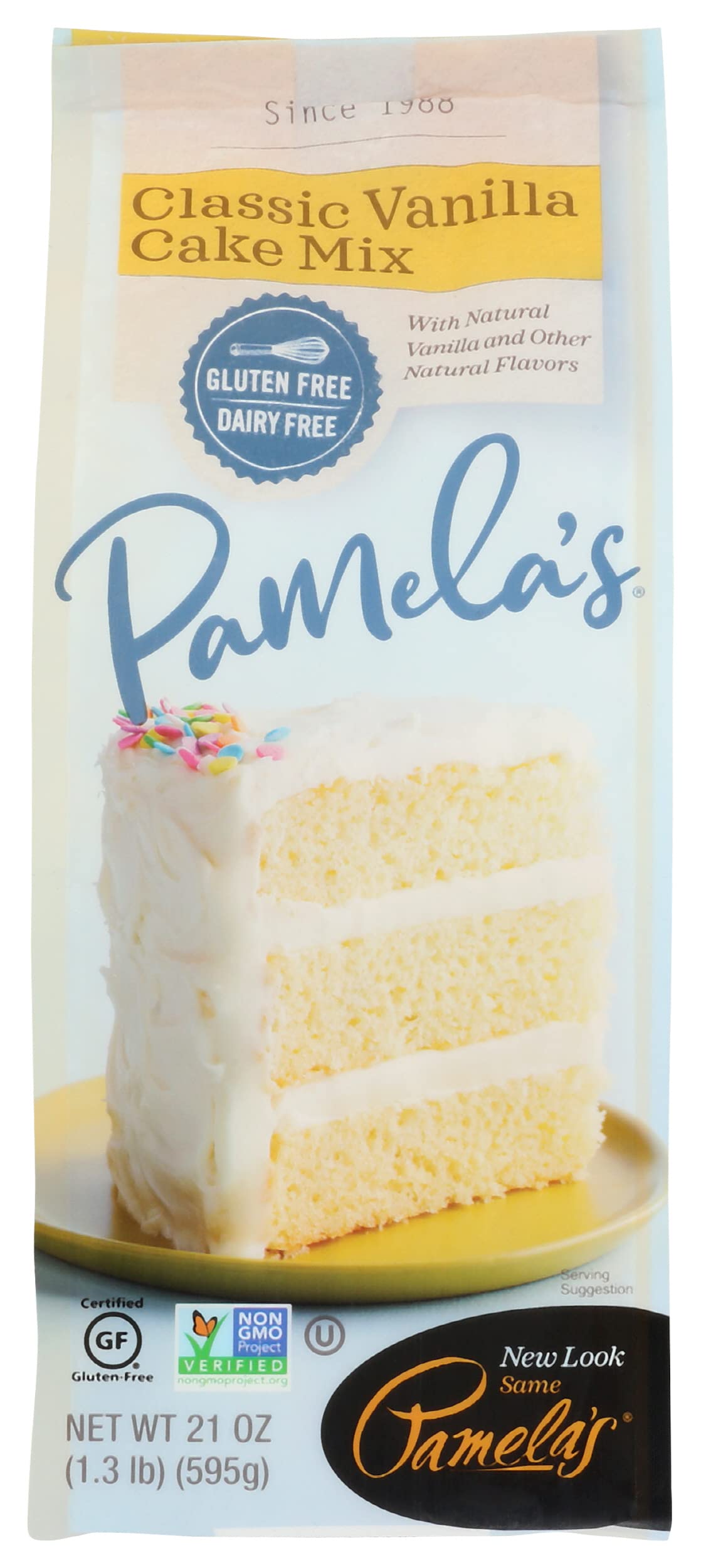 Pamelas Classic Vanilla Cake Mix, 21 oz