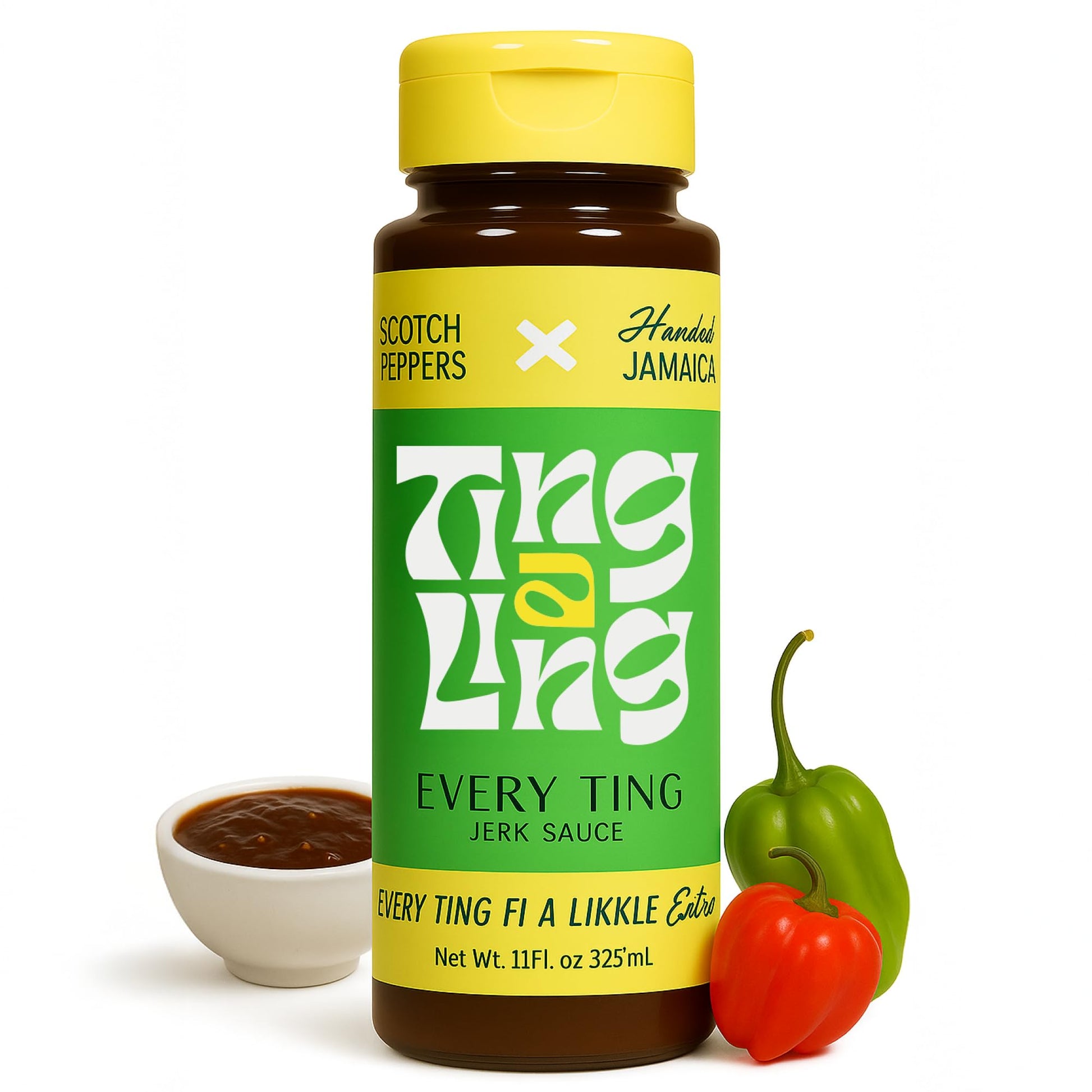 Every Ting Jerk Ting A Ling Jerk Sauce | Jamaican Scotch Bonnet Pepper Sauce with Spices | jerk seasoning jamaican style Sweet &
