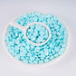 Kasvan Blue Heart Shapes Sprinkles - Edible Candy Pearls 130G/4.58 Oz, Mix Size, Baking Cake Decorations, Ice Cream Toppings And