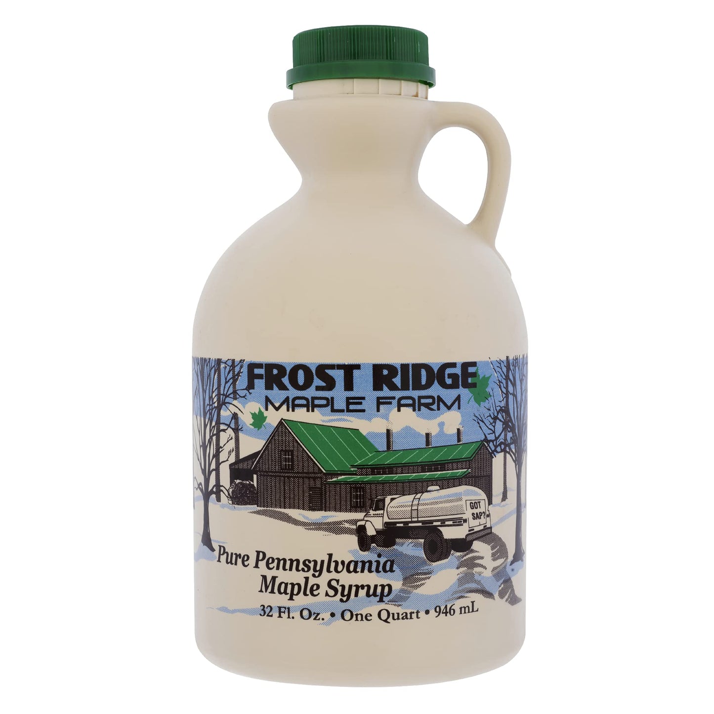 Frost Ridge Maple Farm Organic Maple Syrup Grade A Medium Amber Quart (32 FL OZ)