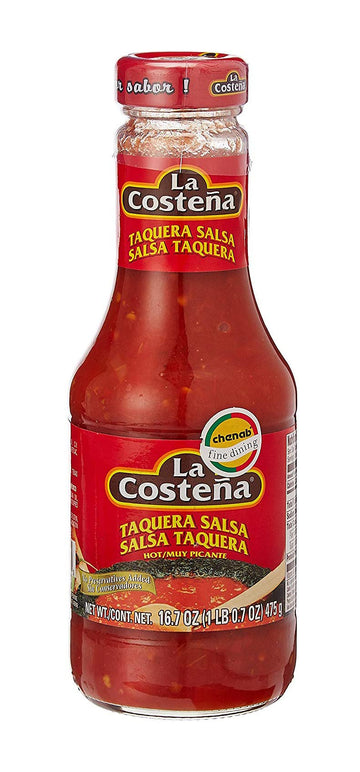 La Costena Glass Salsa Taquera 16 oz