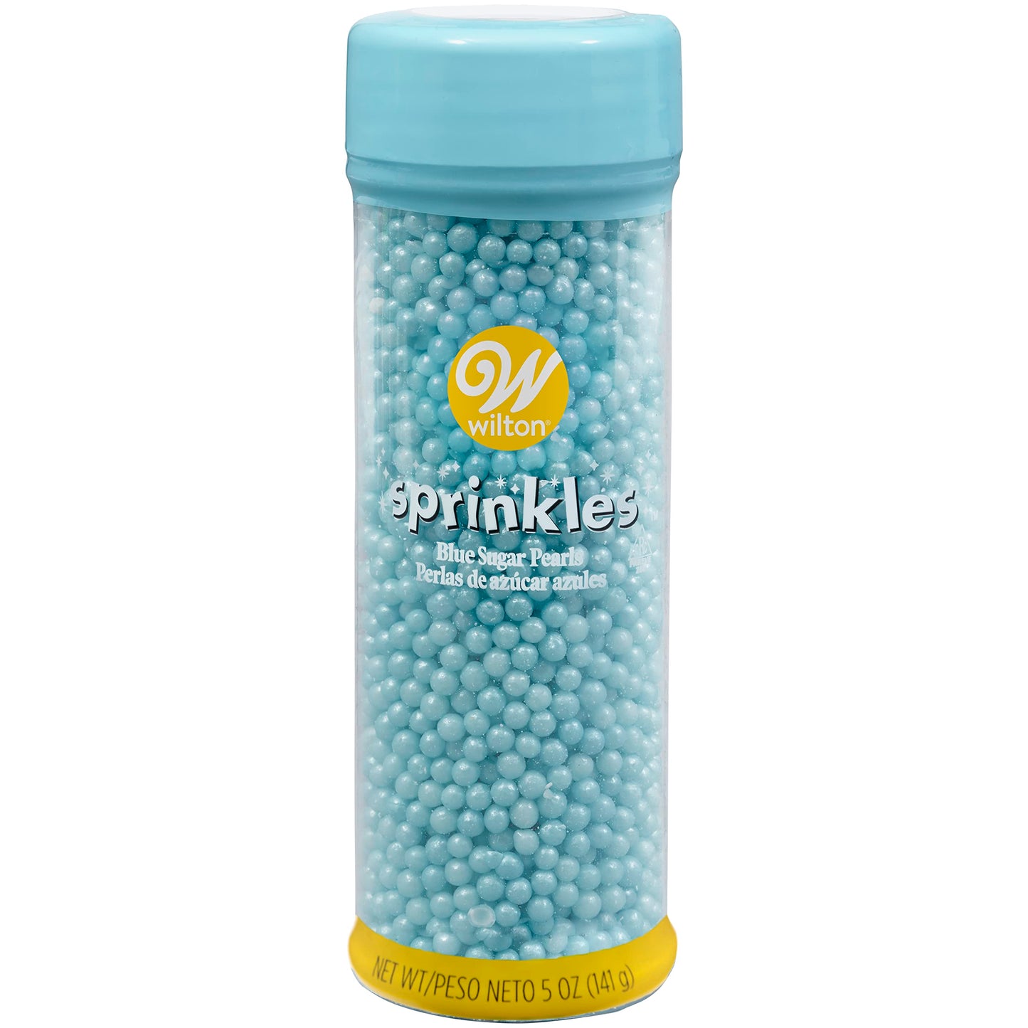 Wilton Blue Sugar Pearls - Add A Touch Of Elegance With Blue Pearl-Shaped Sprinkles For Special Occasion Cakes, Cupcakes & Cooki