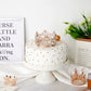 Hotop 4 Pcs Rose Gold Crown Cake Toppers Birthday Mini Flower Bouquet Crown Cupcake Toppers Vintage Rhinestone Pearl Crown Cake