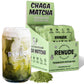 Renude Chaga Matcha Superfood Drink Mix, Keto, Vegan, Sugar Free, 10 Servings, 0.55 Ounce