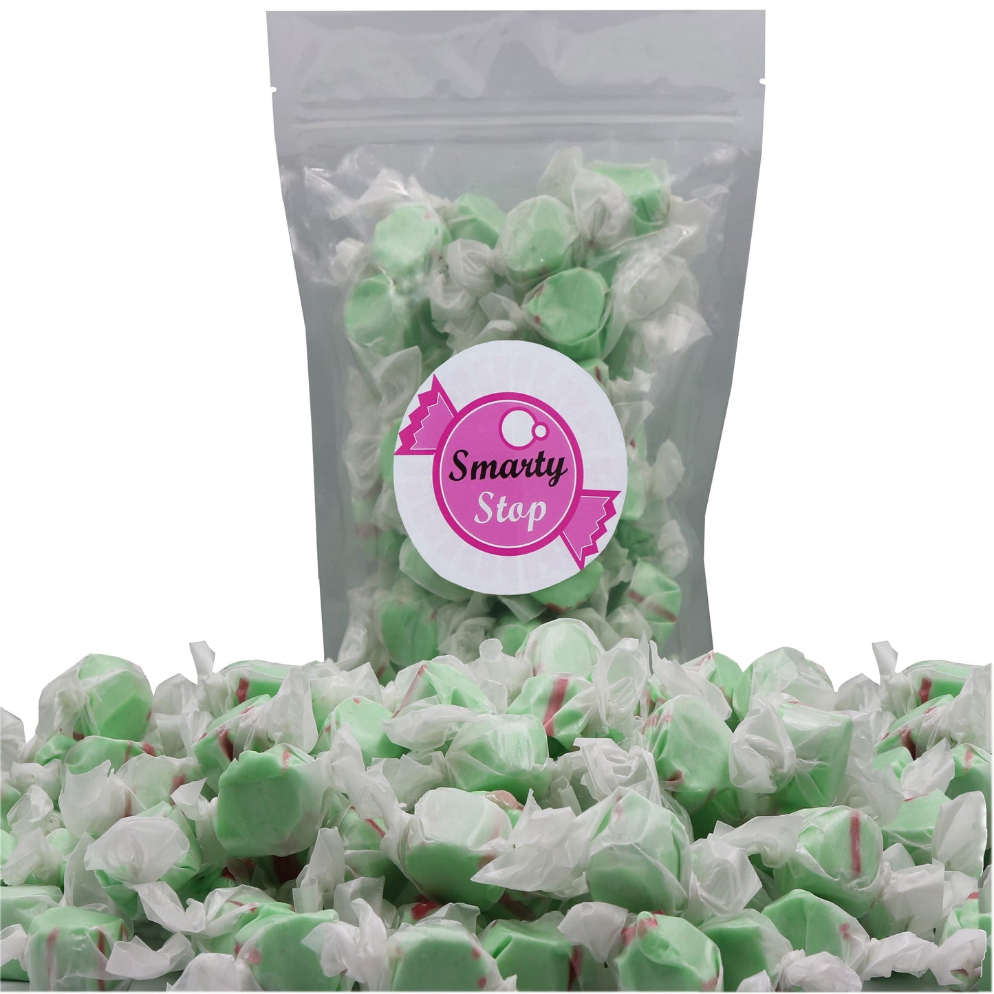 Gourmet Soft and chewy Salt Water Taffy Candies - Individually Wrapped - Bulk bags (Apple Pie, 2 Pound (Pack of 1))