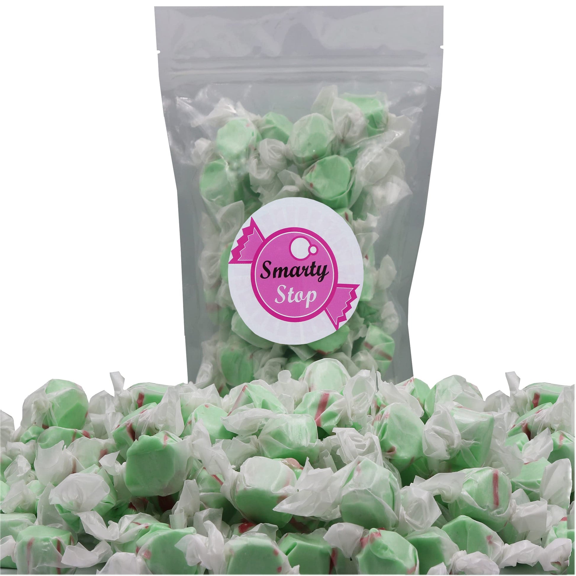 Gourmet Soft and chewy Salt Water Taffy Candies - Individually Wrapped - Bulk bags (Apple Pie, 2 Pound (Pack of 1))