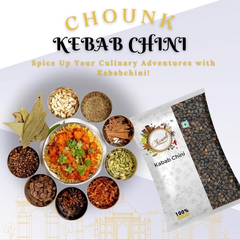 Chounk Allspice (Cubeb, Kebab Chini, Kabab Chini, Shital Chini, Long Tailed Pepper, Sarvsugandhi)  250G (50G X 5 Pack)| Fresh Pu