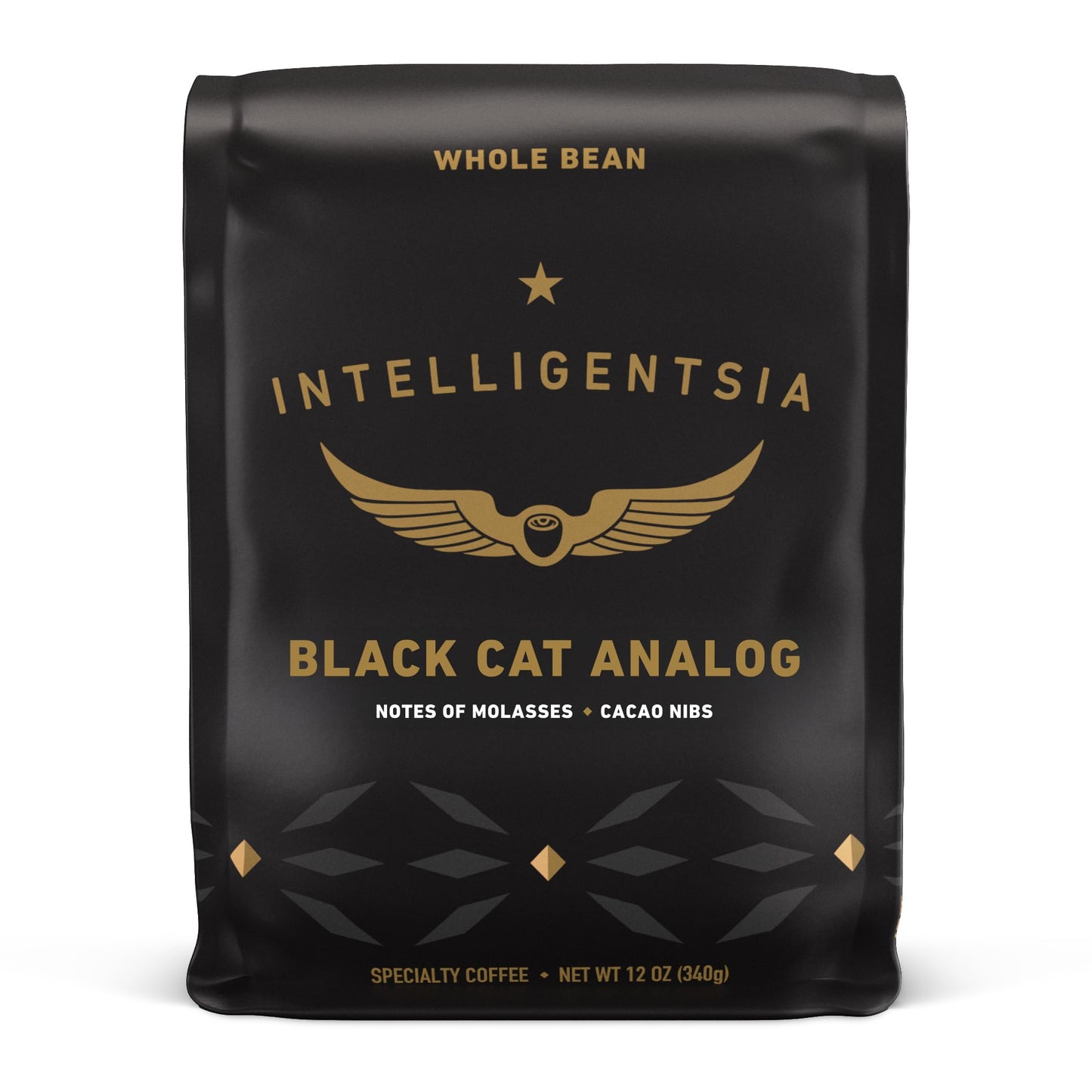 Intelligentsia Coffee, Medium Roast Whole Bean Coffee - Black Cat Analog Espresso 12 Ounce Bag