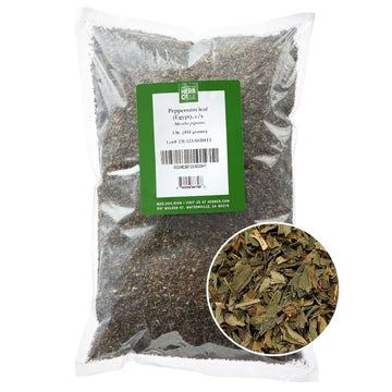 MONTEREY BAY HERB CO. Egyptian Peppermint Tea, Cut & Sifted, 1 LB