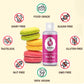 Herbeklab Oil Based Food Coloring for Chocolate, 60ml, Hot Pink, Food Grade Dyes for Candy Melts, Cake Pops, Strawberries
