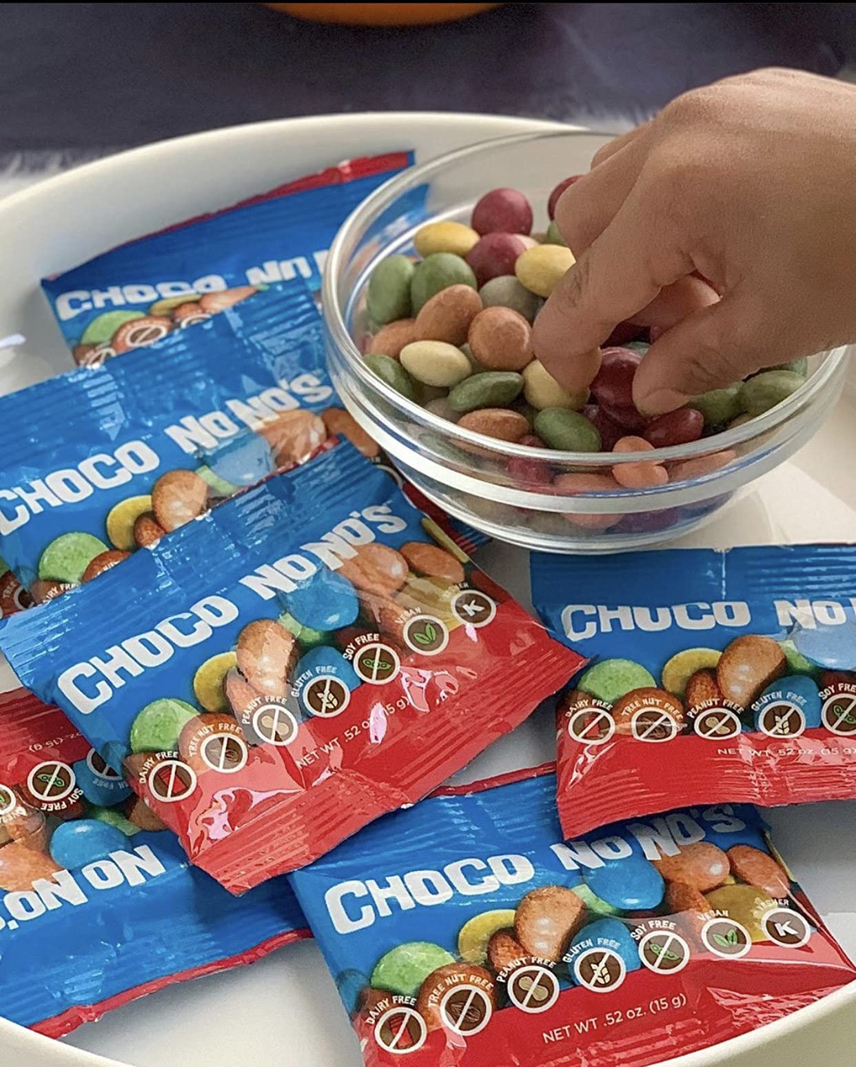 Choco No No s Minis and Milkless Minis (2 Pack) | Allergy Friendly, Vegan Chocolate Halloween Candy | Dairy Free, Nut Free, Pea