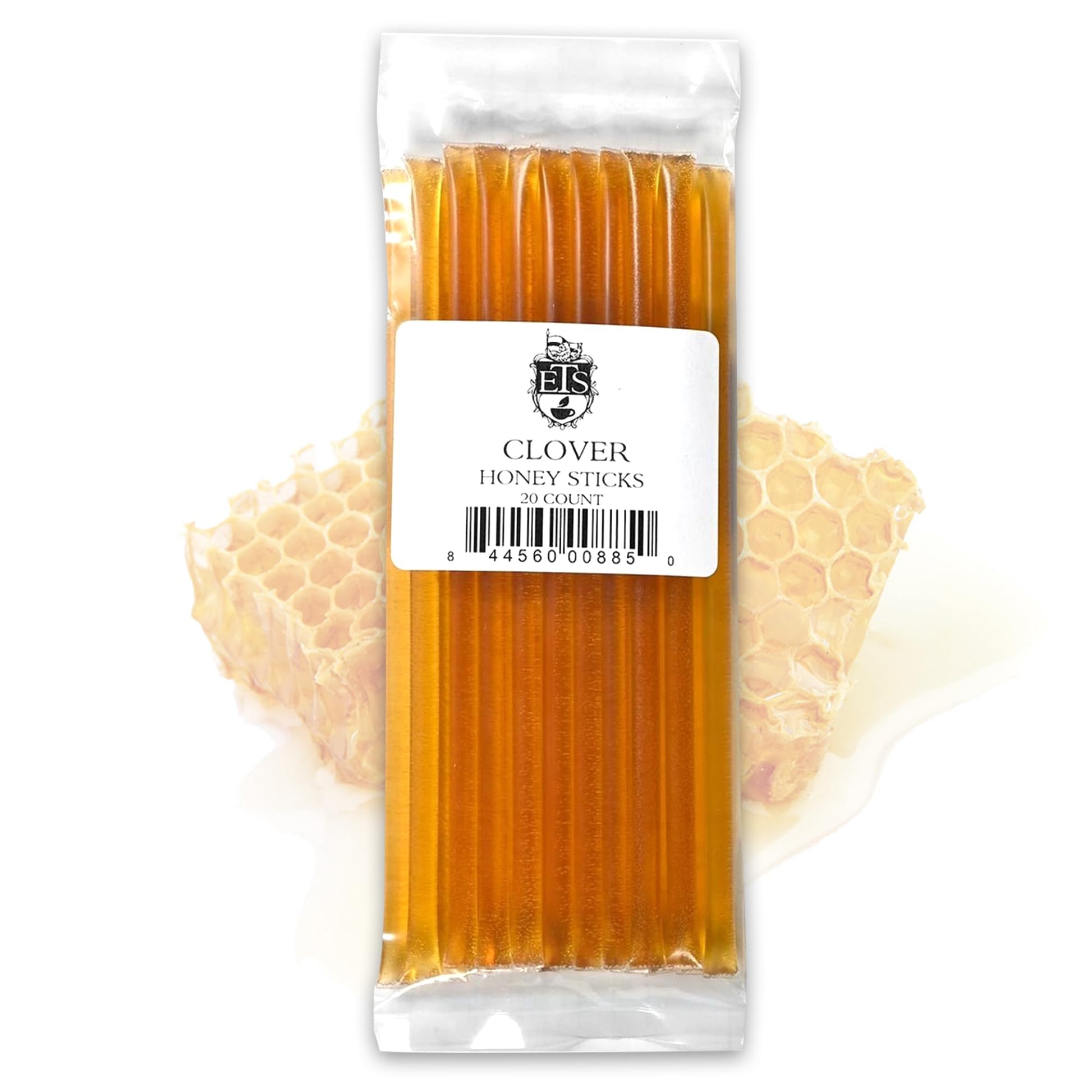 English Tea Store Honey Sticks, Clover Flavor, 20 Count Pack