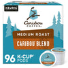 Caribou Coffee Caribou Blend, Single Serve Coffee K-Cup Pod, Medium Roast, 48-Count For Malt-Inspired