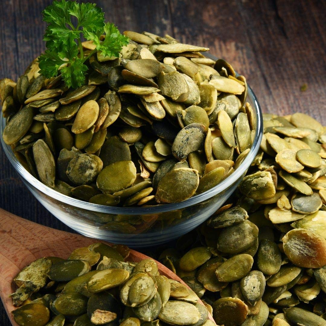 Lark Ellen Farm Sprouted Organic Pumpkin Seeds  Unsalted Raw Pumpkin Seeds Organic  Pepitas  Vegan  Non GMO  Gluten Free  Paleo  and Keto Friendly (14 oz  3 Pack)