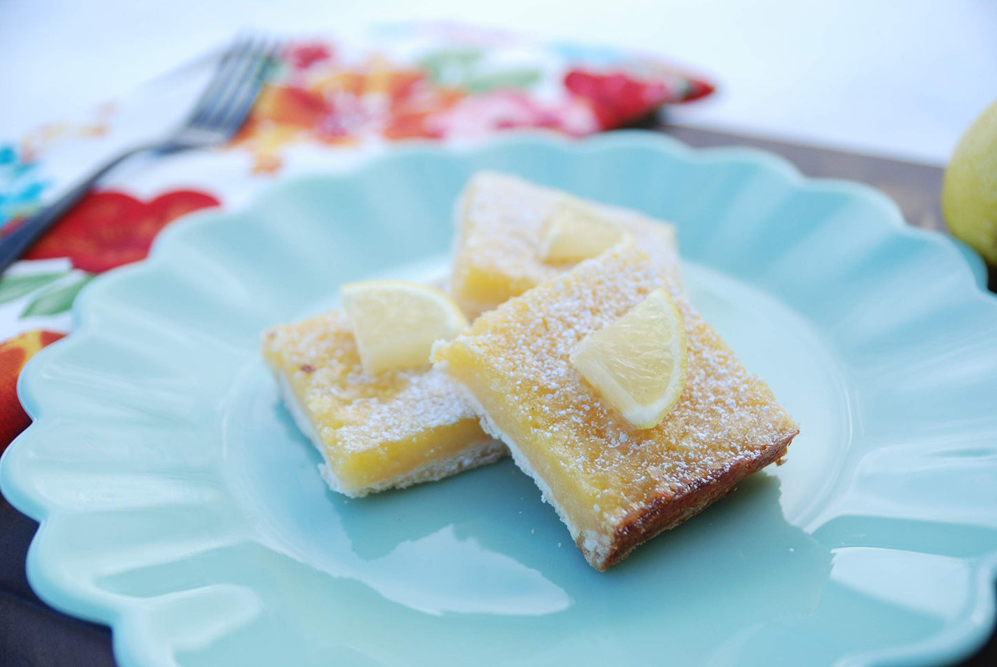 Moms Place Gluten-Free Luscious Lemon Squares Mix - 14.6 oz Pack - 18 Servings - Easy to Make Gluten Free Dessert