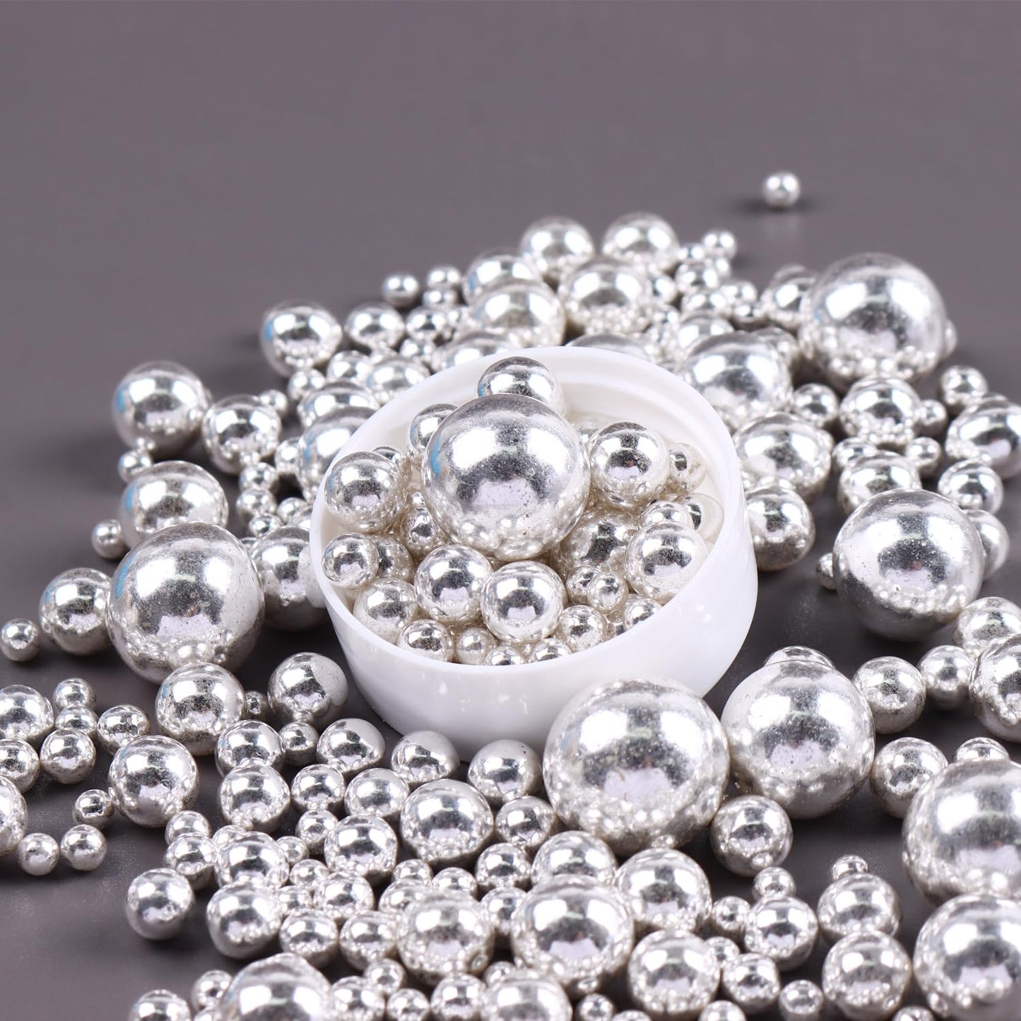 Cobakey Silver Sprinkles for Cake Decorating, 3.5 Ounces, Perfect for Cupcakes, Cookies, Ice Cream Toppings