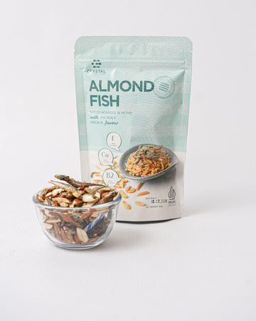Generic Almond Fish Snack, Original/Spicy/Seaweed, 80g (2.82 Ounce), Pack of 1