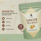 Ginger Tea Bags – 100 Count Pyramid Tea Bags – 100% Pure Dried Ginger Root Tea – Bold & Spicy Herbal Flavor Ginger Tea – By Yogi’S Gift®