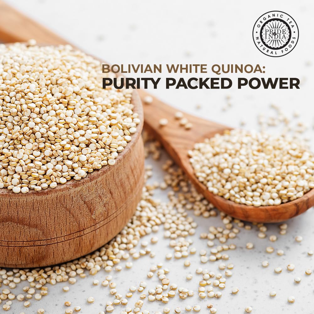 Pride Of India - Natural White Royal Quinoa - 100% Bolivian Superior Grade Protein Rich Whole Grain(D0102Hp6Bg7.)
