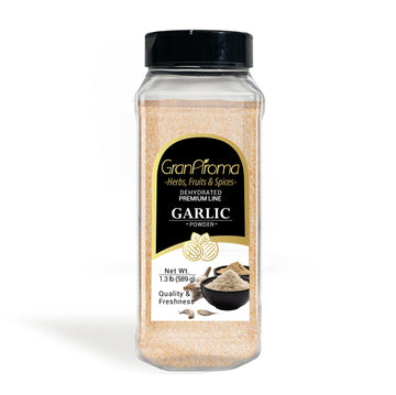 GranAroma Garlic Powder, 1.3 lb, Versatile, Dry Rubs & Seasonings, Dried & Ground