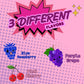 Lupy Lups! Sugar Mix Kit Floss Sugar w -3 Plastics Jars of 7 oz Blue Raspberry  Purple G & Pink Cherry- 25 Paper Cones- Create Fluffy Cotton Candy - Cotton Candy also floats atop beverages!