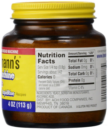 Fleishmann'S, Rapid Rising Dry Yeast, 4 Oz