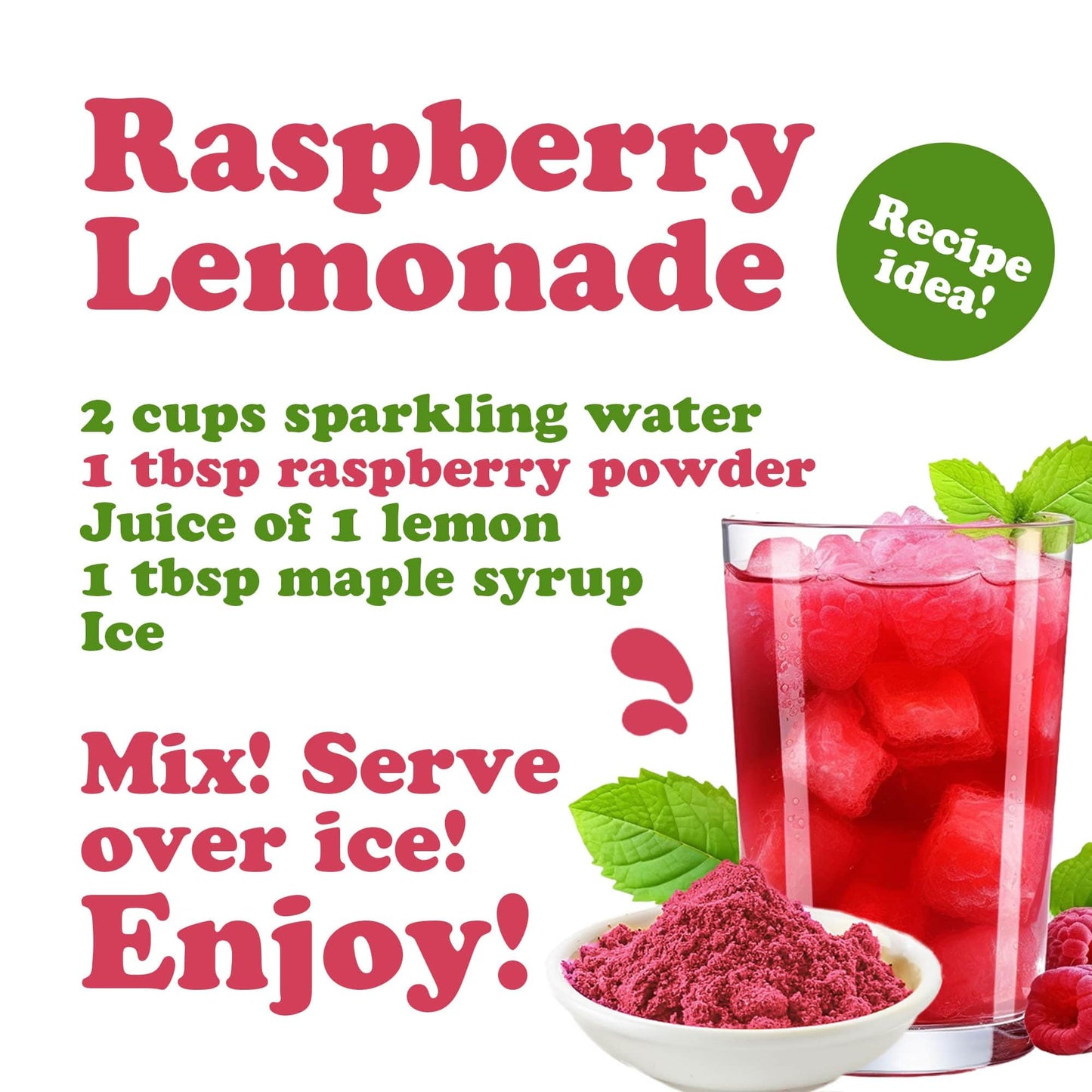 Food to Live Raspberry Powder, 4 Pounds - Antioxidant-Rich Superfood for Immune Support, Skin Health - Spray-dried, No Sugar Add
