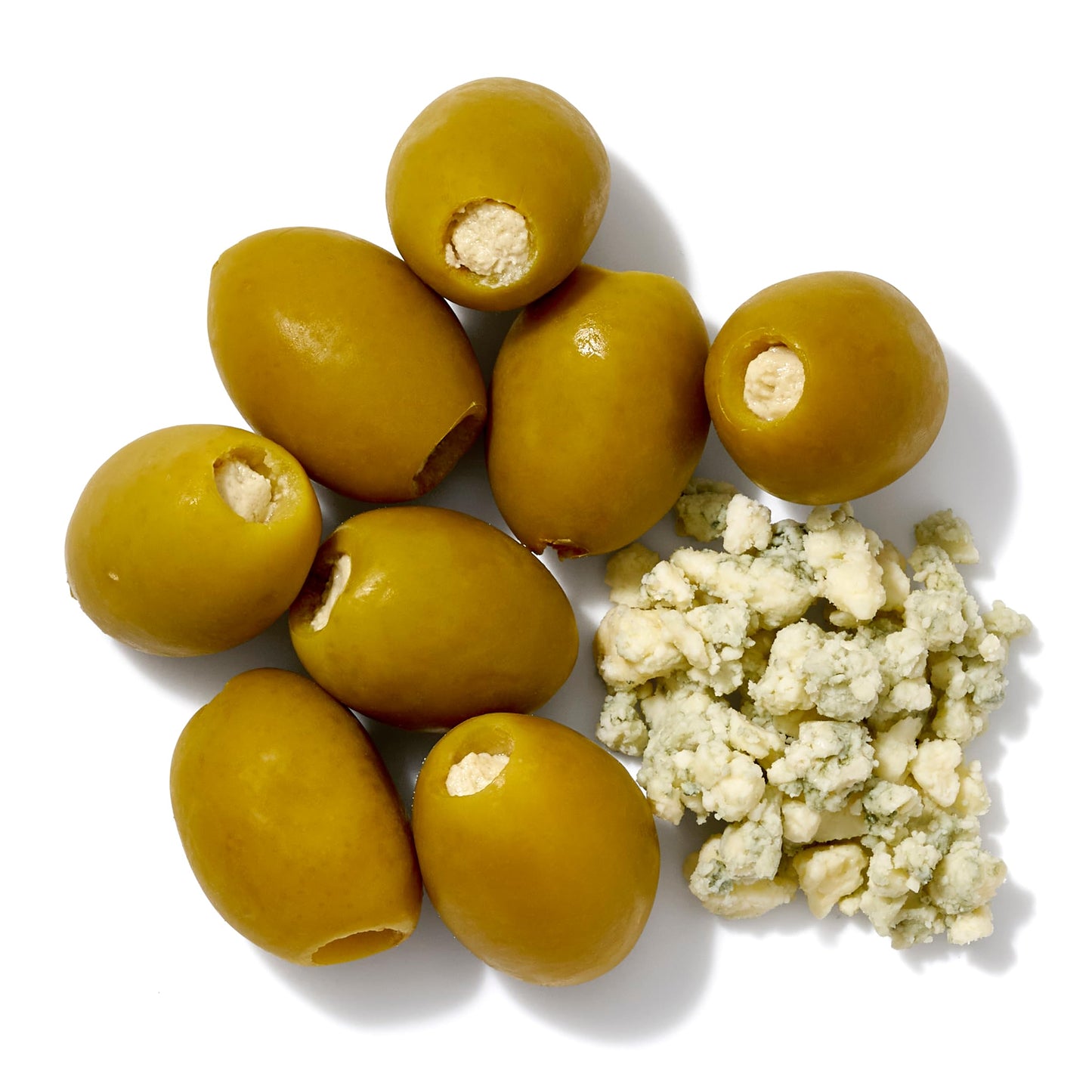 Roland Foods Blue Cheese Stuffed Olives  Specialty Imported Food  52.9 Ounce Jar  Pack of 1