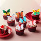 50 Pcs Edible Butterfly Cupcake Toppers Butterfly Cupcake Picks Wafer Paper Butterfly Cupcake Decorations For Butterfly Theme Ba