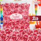 SWEETSIDE CANDY CO. Striped Cinnamon Discs, 2 lb Bag, Individually Wrapped, Bold Flavor