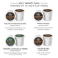 Peet'S Coffee, Dark Roast Keurig Coffee Pods Variety Pack - Major Dickason'S Blend, French Roast, Organic Alma De La Tierra, Hou