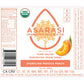 Asarasi Organic Sparkling Persica Peach Tree Water - 12 Pack